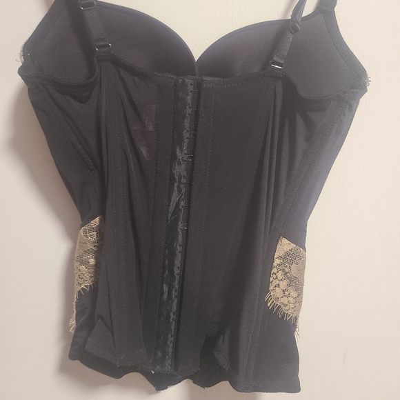 La Senza Gold/Black Corset Top - Picture 2 of 2